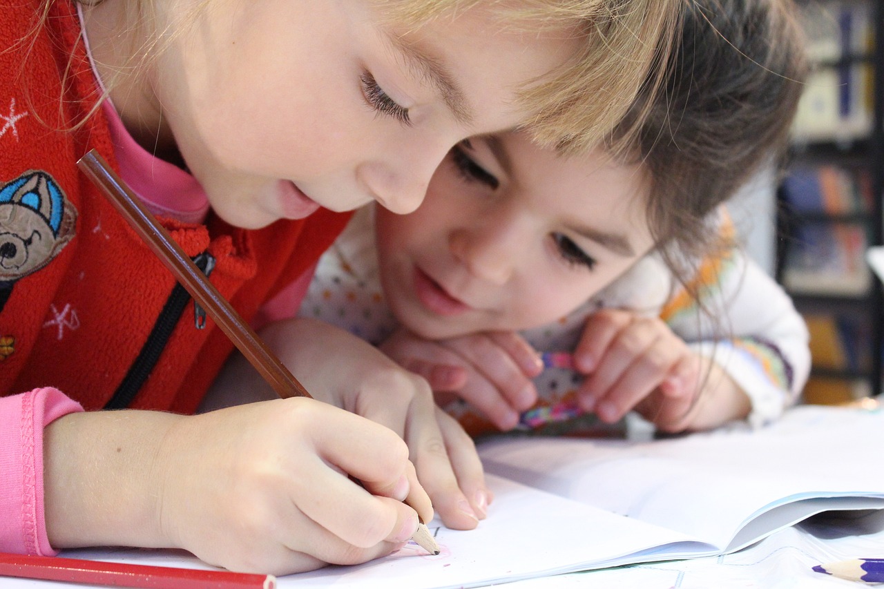 Child writing